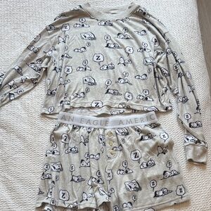 American Eagle Outfitters Pajamas in Gray